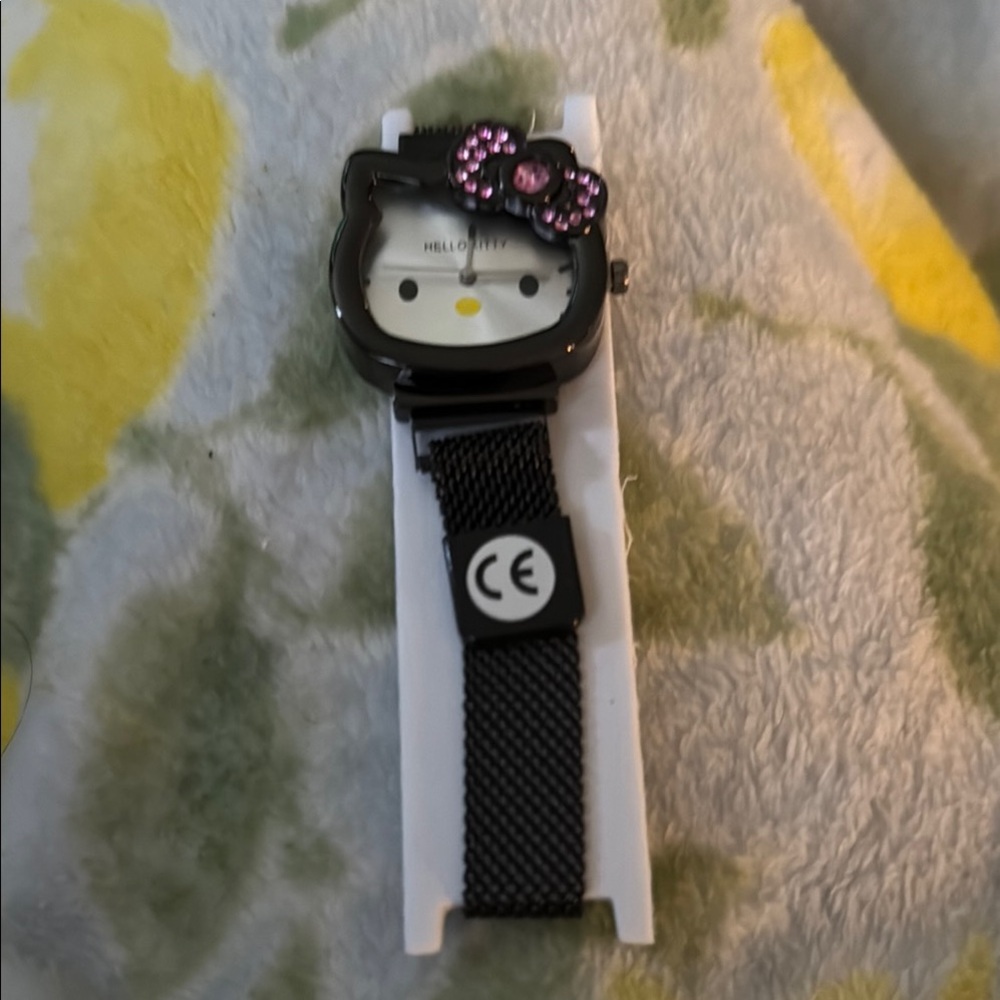 Hello Kitty Black and Pink Watch